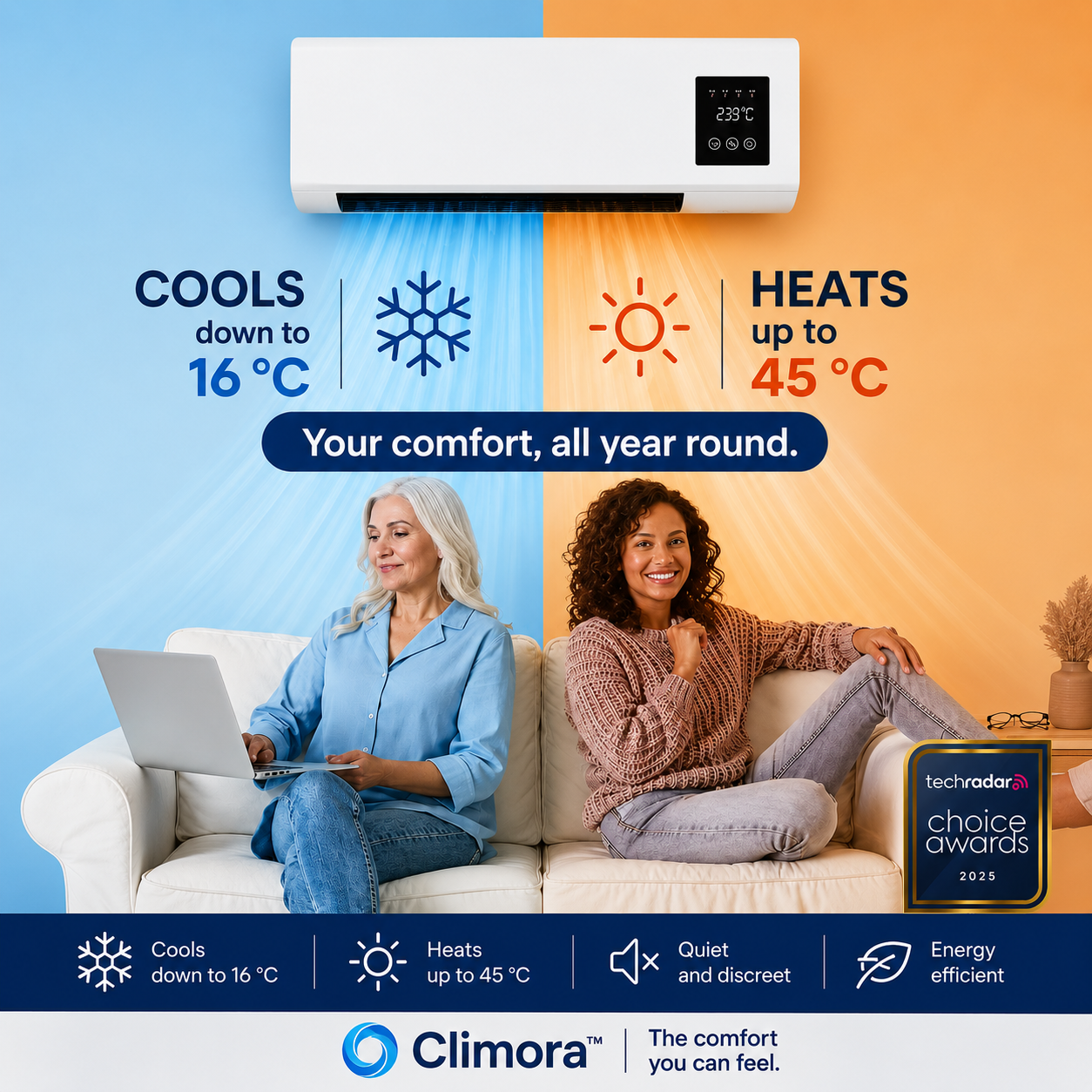 Climora™ — This Summer's Must-Have Cooling Solution.